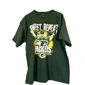 Vintage 2011 NFL  Green Bay Packers Football T-Shirt Men's Size XL Green